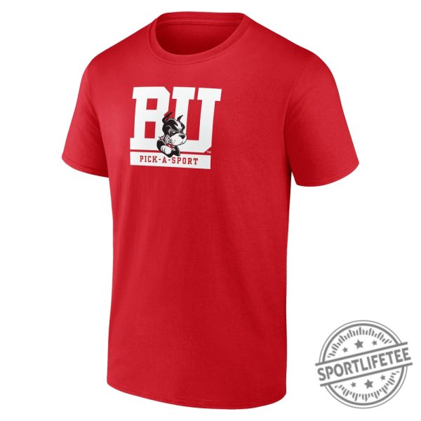 Boston University Authentic Pickasport Tshirt sportlifetee 1 1