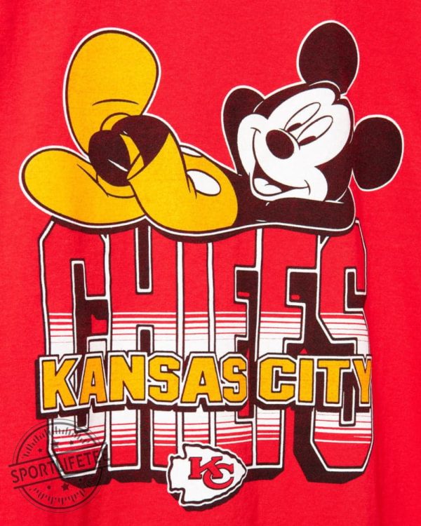 Kansas City Chiefs Mickey Kick Back Shirt sportlifetee 3