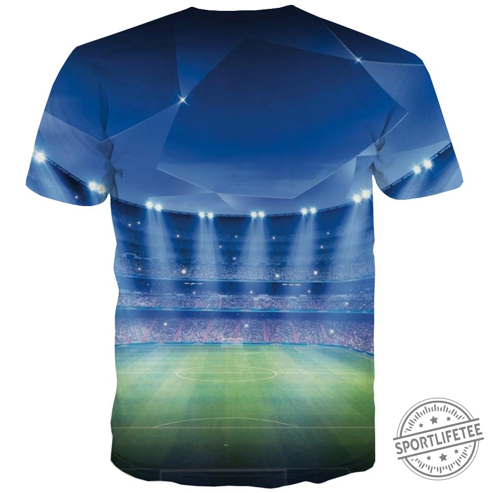 Lawn Football Funny Athletics Anime Stadium 3D Shirt 3 Lawn Football Funny Athletics Anime Stadium 3D Shirt