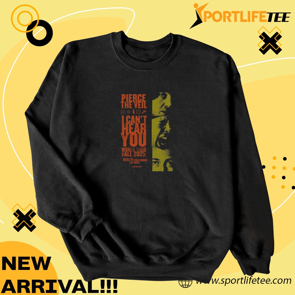 Pierce The Veil I Cant Hear You World Tour Fall 2025 Shirt 4 temp mk 2 25