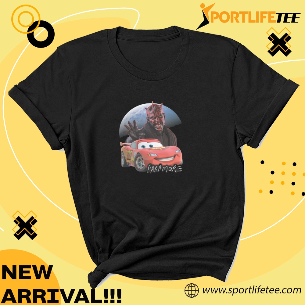 Darth Maul Lightning Mcqueen Shirt 5 Darth Maul Lightning McQueen Shirt