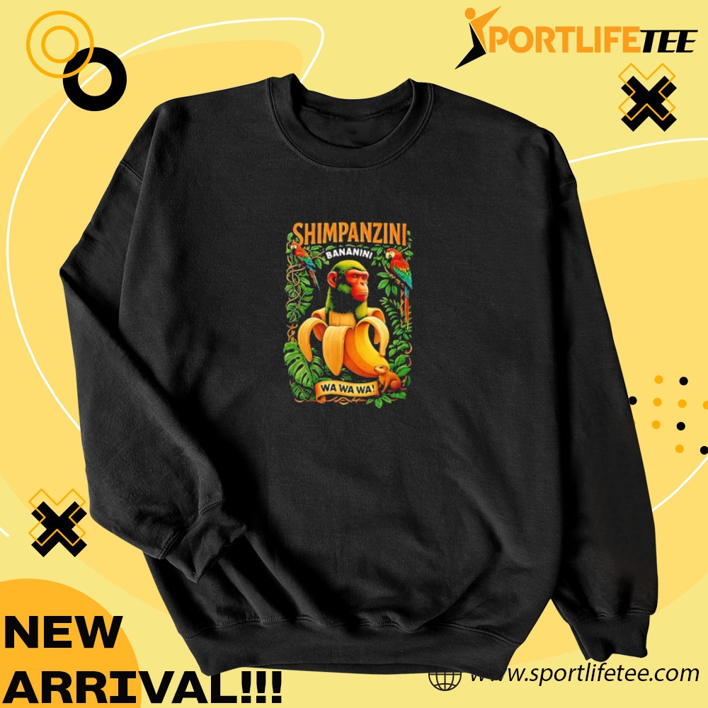 Shimpanzini Bananini Banana Monkey Meme Shirt 4 Shimpanzini Bananini Banana Monkey Meme Shirt