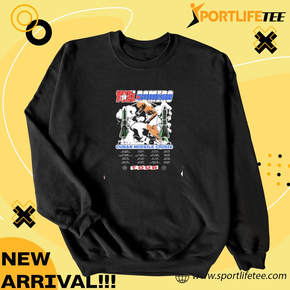 Official Yoel Romero Cuban Missile Crisis Tour 2025 Shirt 4 Official Yoel Romero Cuban Missile Crisis Tour 2025 Shirt