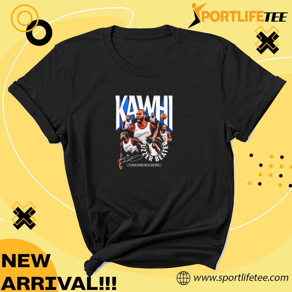 Kawhi Leonard Buzzerbeater Clippers Playoffs 2025 Shirt 5 Kawhi Leonard Buzzer-beater Clippers Playoffs 2025 Shirt