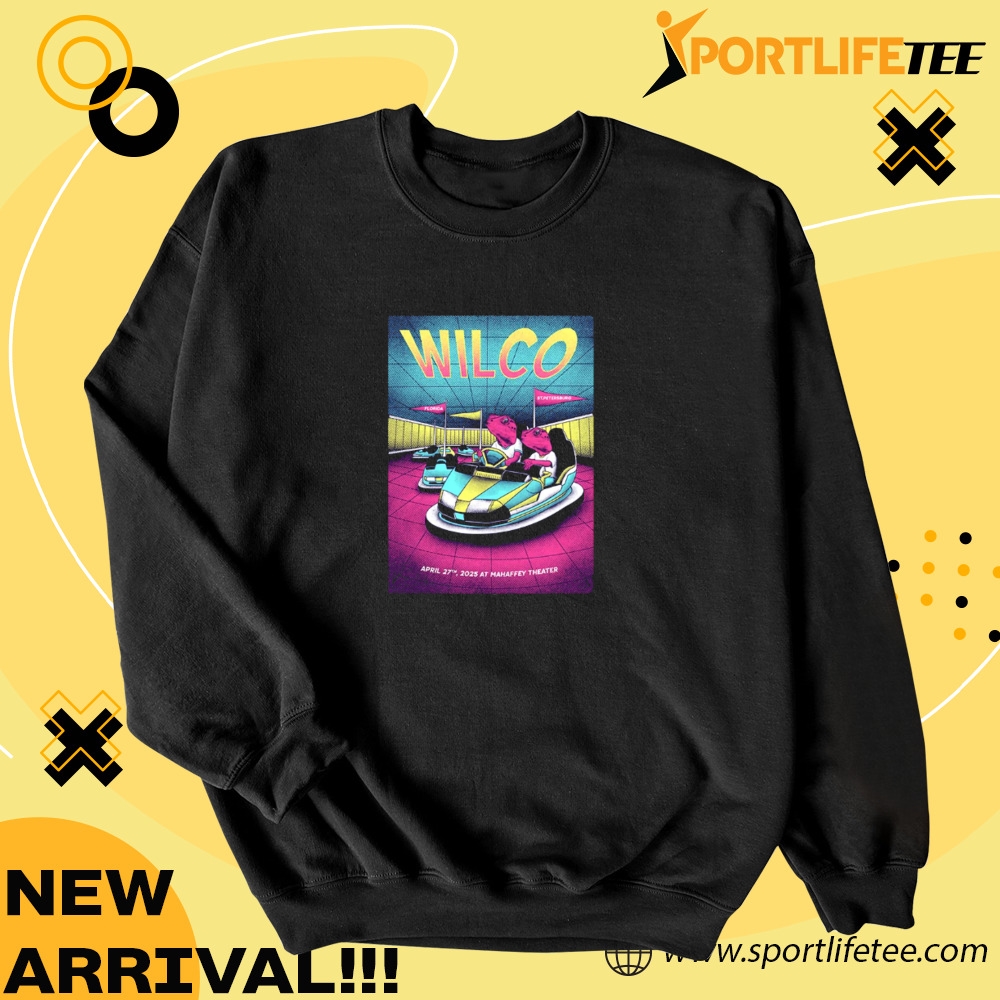 Official Wilco On April 27 2025 In St Petersburg Fl Tour Poster Shirt 4 Official Wilco On April 27 2025 In St Petersburg FL Tour Poster Shirt