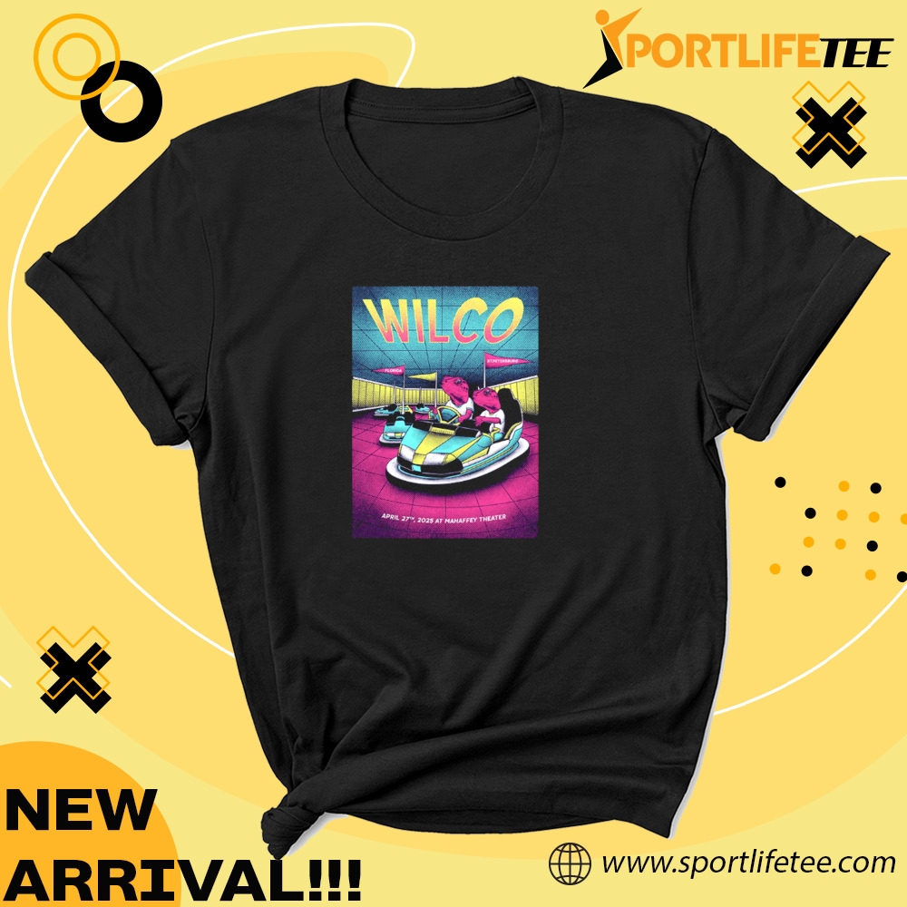 Official Wilco On April 27 2025 In St Petersburg Fl Tour Poster Shirt 5 Official Wilco On April 27 2025 In St Petersburg FL Tour Poster Shirt