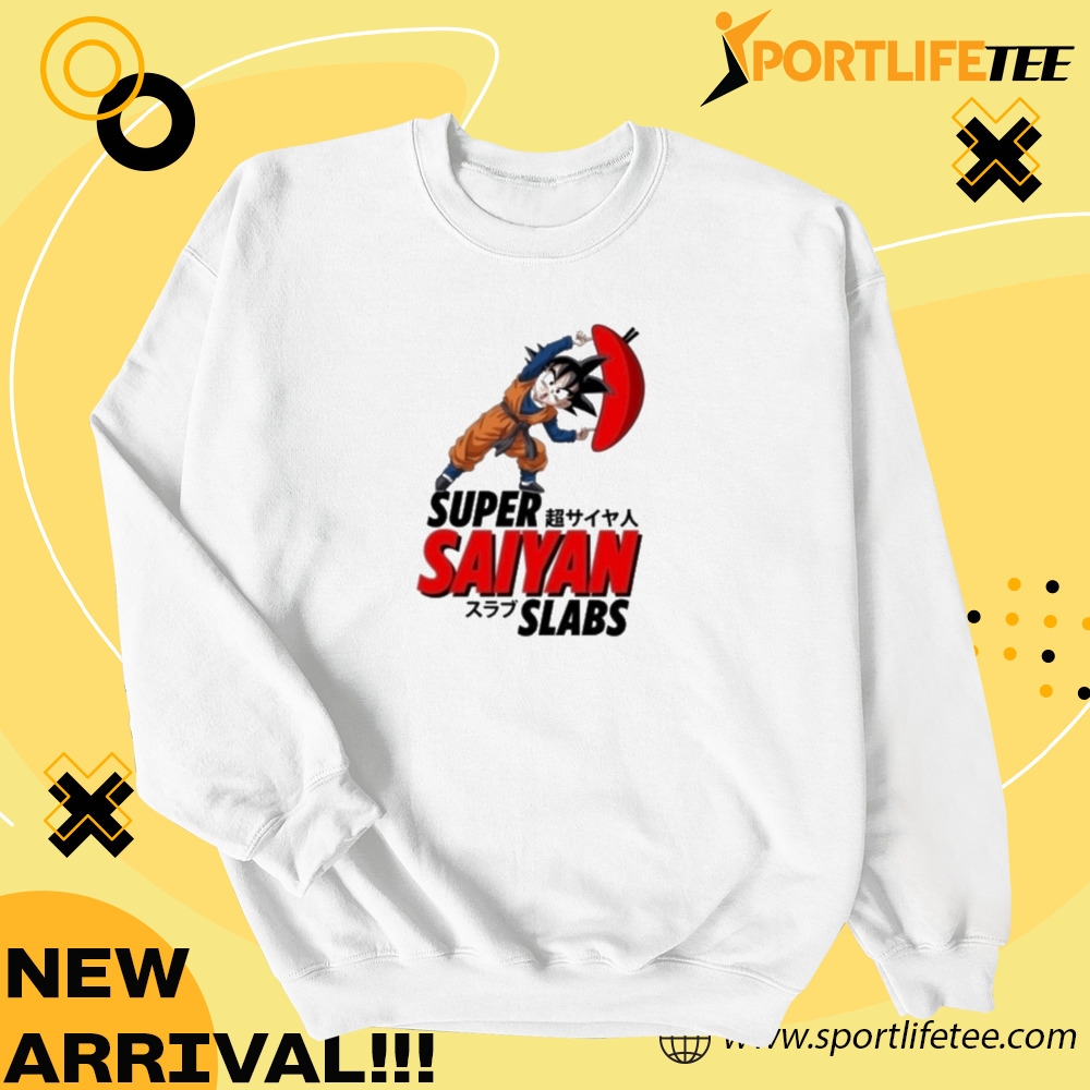 Official Dragon Ball Super Saiyan Slabs Shirt 6 Official Dragon Ball Super Saiyan Slabs Shirt