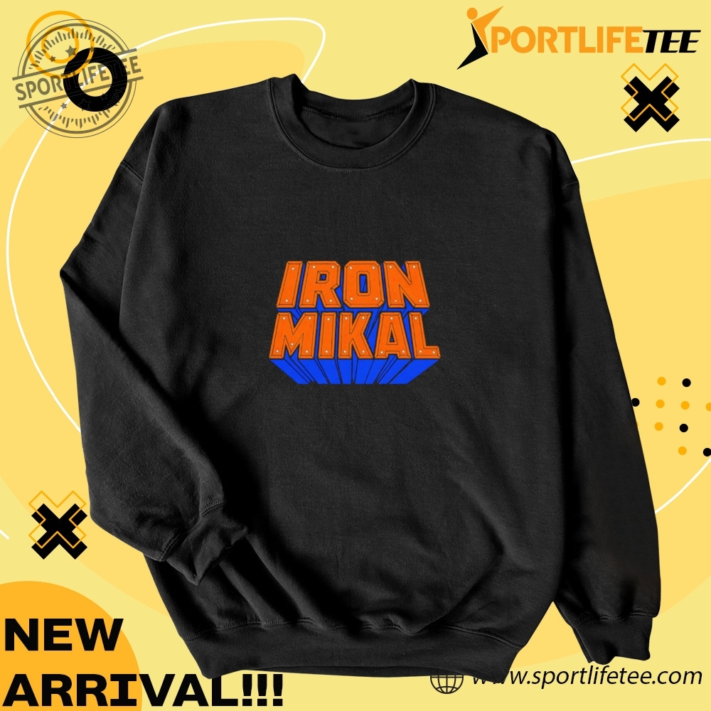 Iron Mikal Bridges New York Knicks Shirt 4 Iron Mikal Bridges New York Knicks Shirt