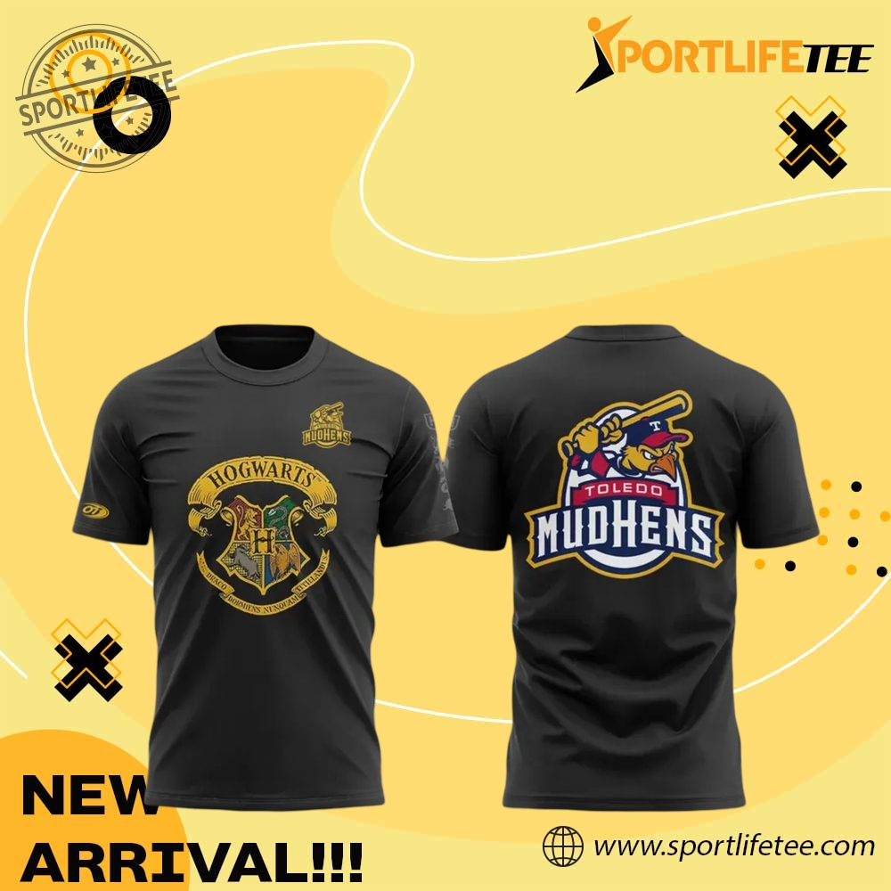 Toledo Mud Hens X Harry Potter Limited Edition Tshirt 1 Toledo Mud Hens x Harry Potter Limited Edition T-Shirt