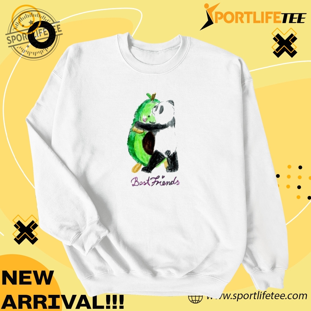 An Avocado And A Panda Hug Each Other Sweetly Shirt 4 An avocado and a panda hug each other sweetly Shirt