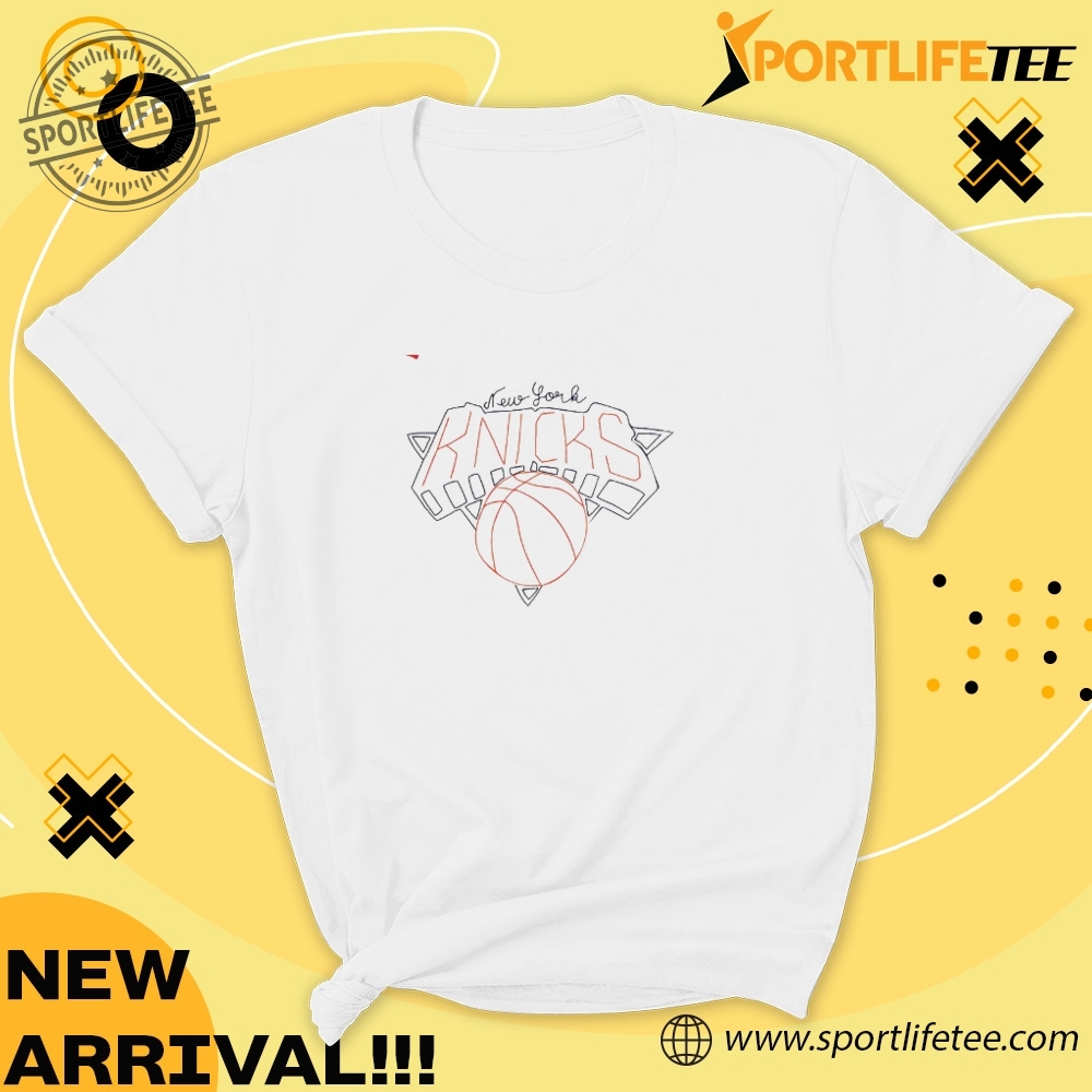 New York Knicks Maison Labiche Le Patureau Basketball Logo Line Art Shirt 5 New York Knicks Maison Labiche Le Patureau basketball logo line art Shirt