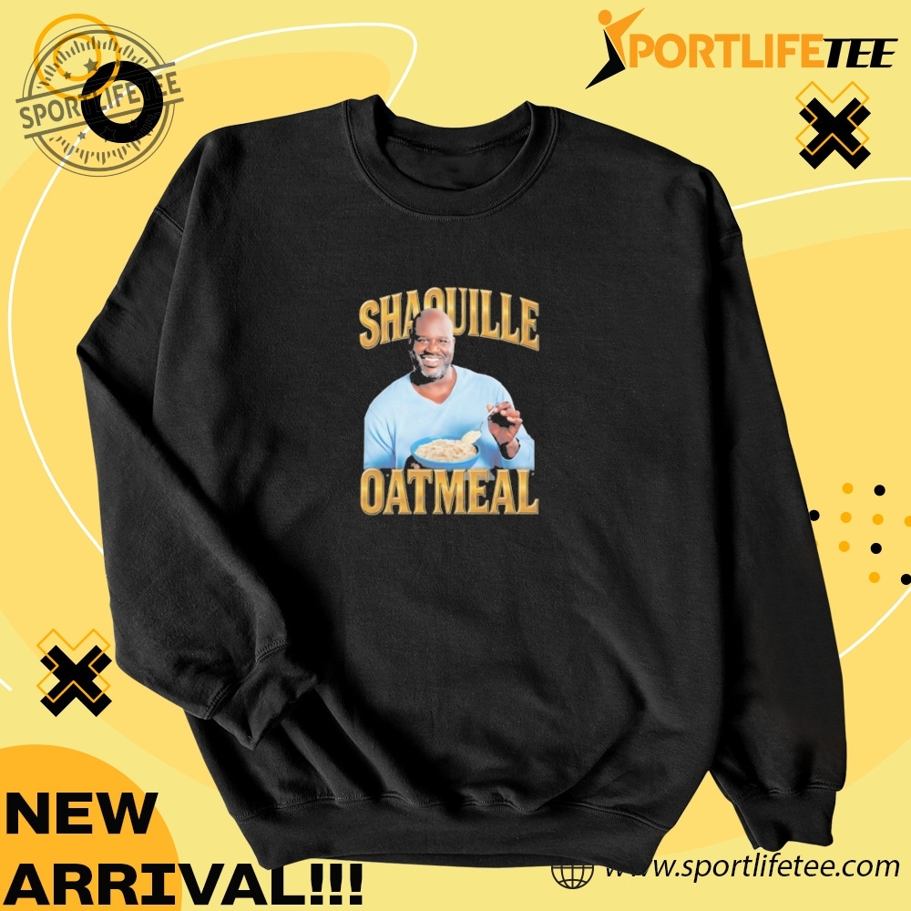 Official Shaquille Oneal Shaquille Oatmeal Shirt 4 Official Shaquille O’Neal Shaquille Oatmeal Shirt