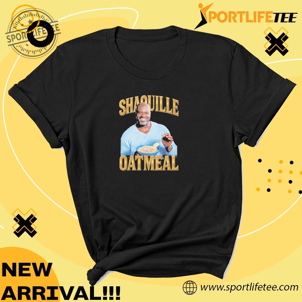 Official Shaquille Oneal Shaquille Oatmeal Shirt 5 Official Shaquille O’Neal Shaquille Oatmeal Shirt