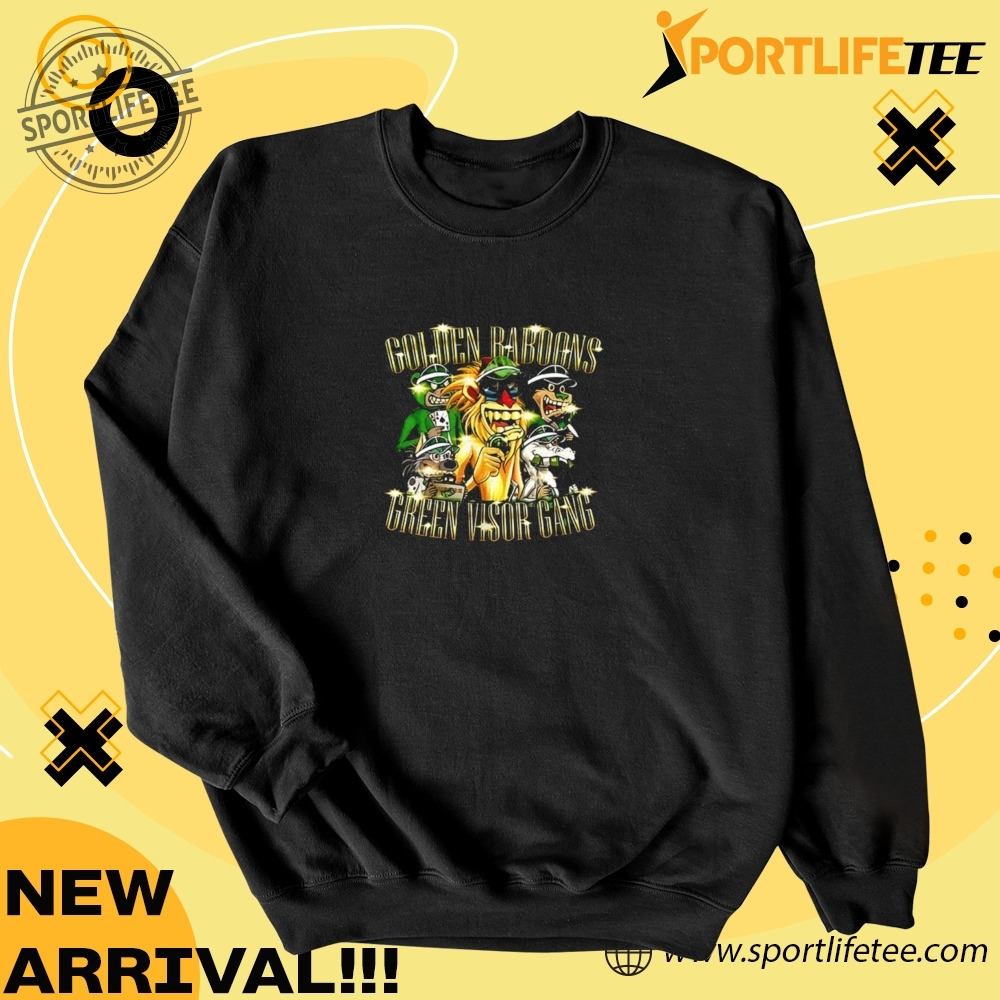 Golden Baboons Green Visor Gang Shirt 4 Golden Baboons Green Visor Gang Shirt