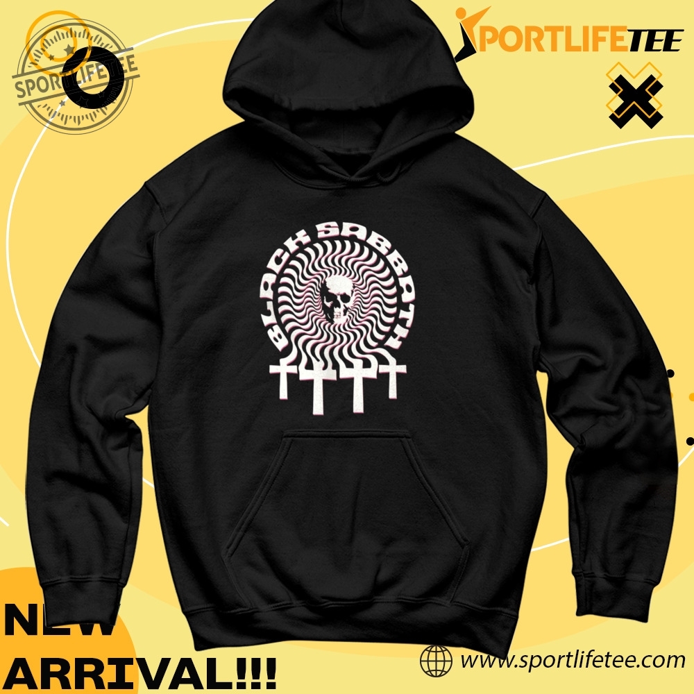 Black Sabbath Hypnotic Skull Shirt sportlifetee 1