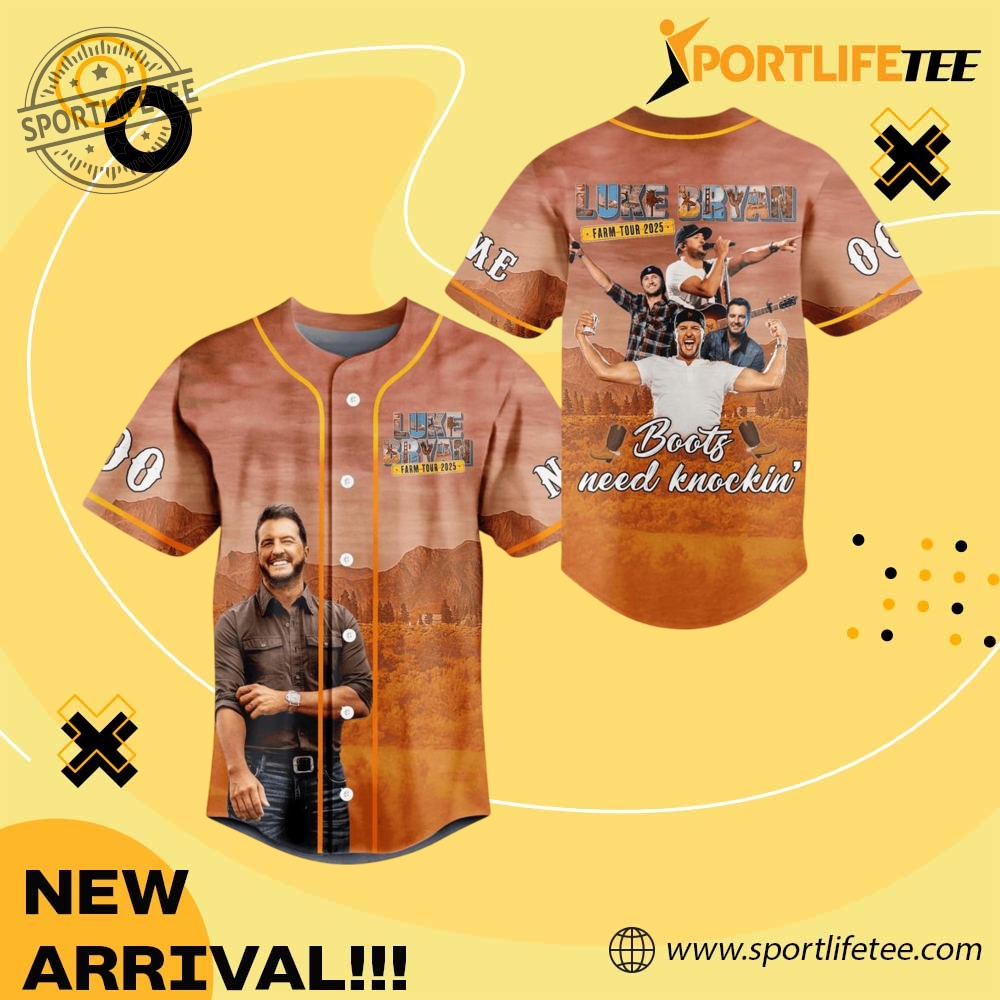 Luke Bryan Farm Tour 2025 Limited Edition Baseball Jersey sportlifetee 1 1