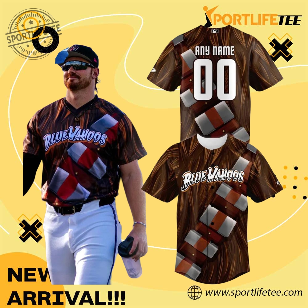 Pensacola Blue Wahoos Star Wars Limited Edition Baseball Jersey sportlifetee 1