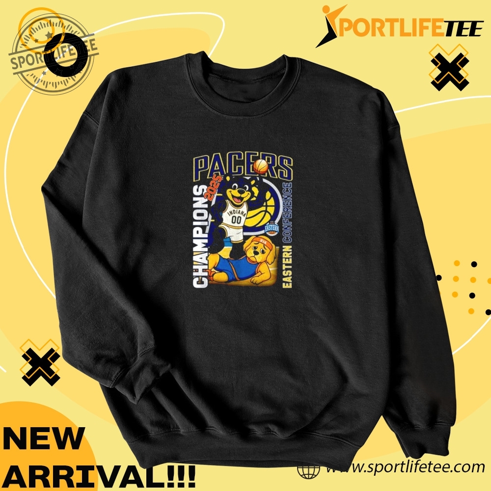 Indiana Pacers Mascot 2025 Eastern Conference Champions Shirt 4 Indiana Pacers mascot 2025 eastern conference champions Shirt