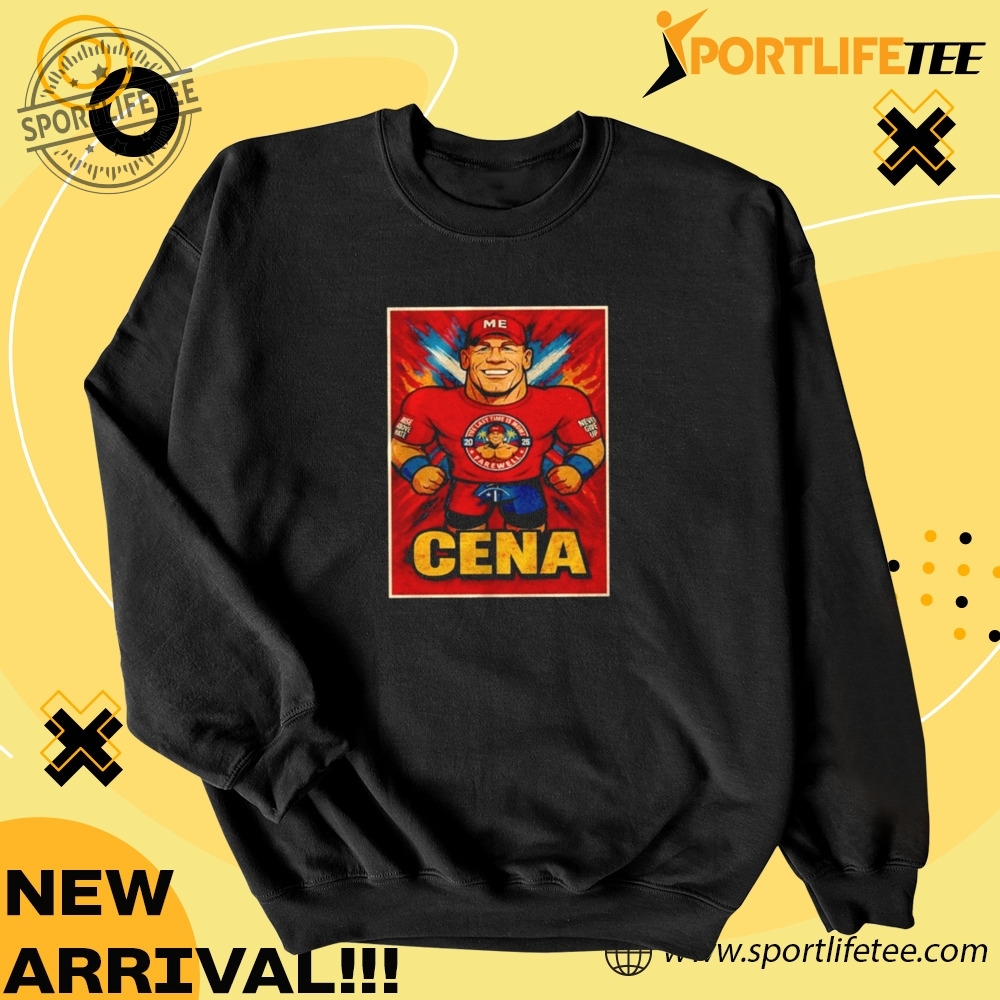 John Cena Cartoon 2025 Shirt 4 John Cena Cartoon 2025 Shirt