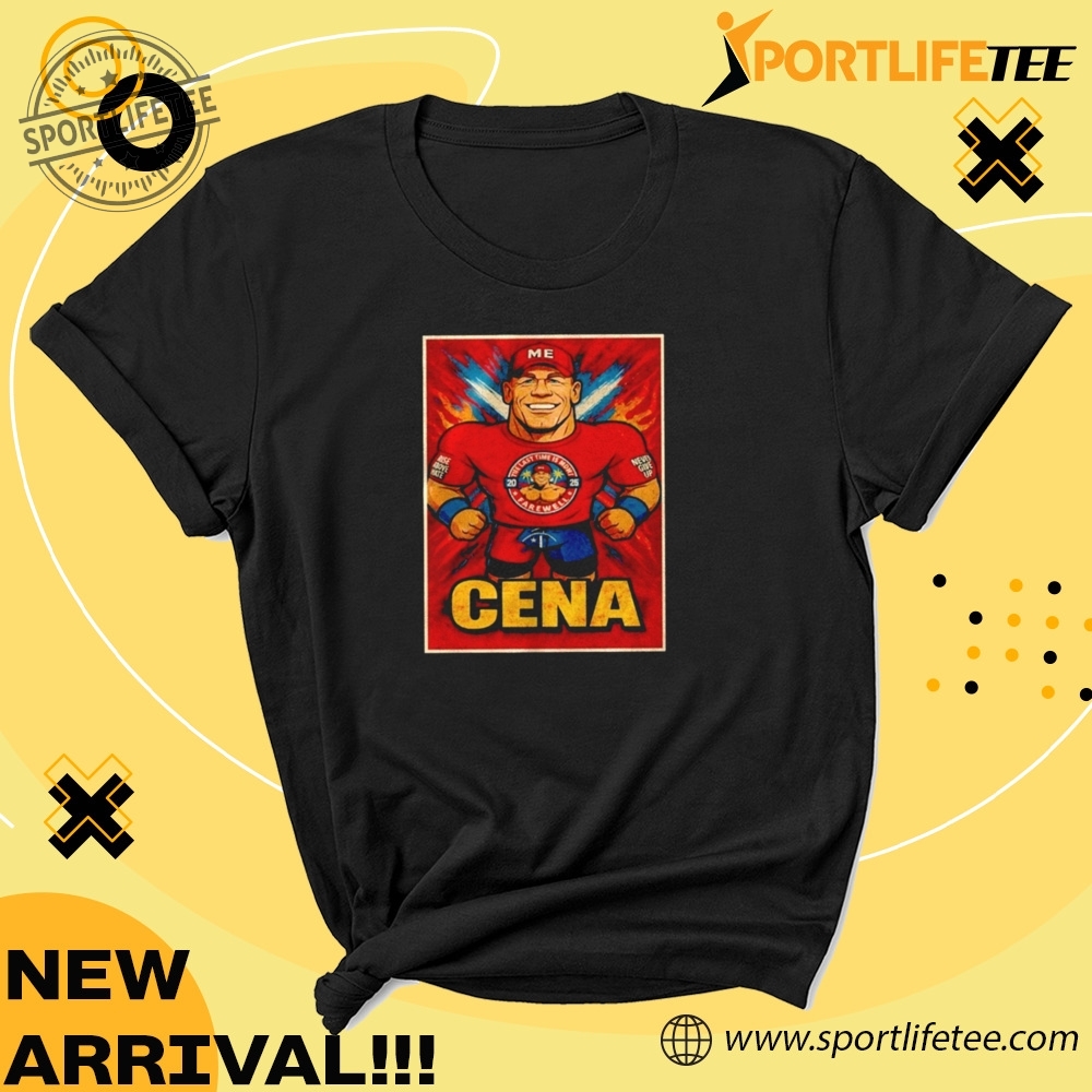 John Cena Cartoon 2025 Shirt 5 John Cena Cartoon 2025 Shirt