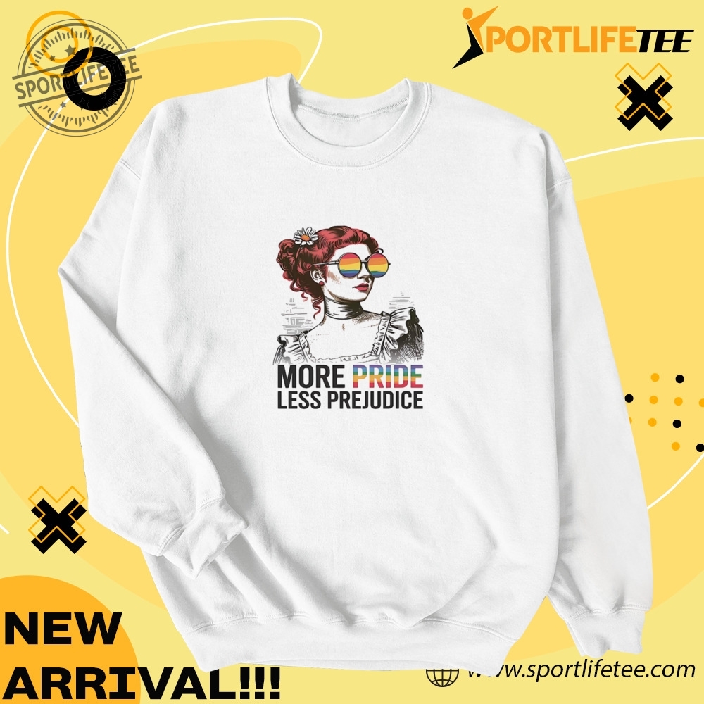 More Pride Less Prejudice Lgbt Shirt 4 More pride less prejudice LGBT Shirt