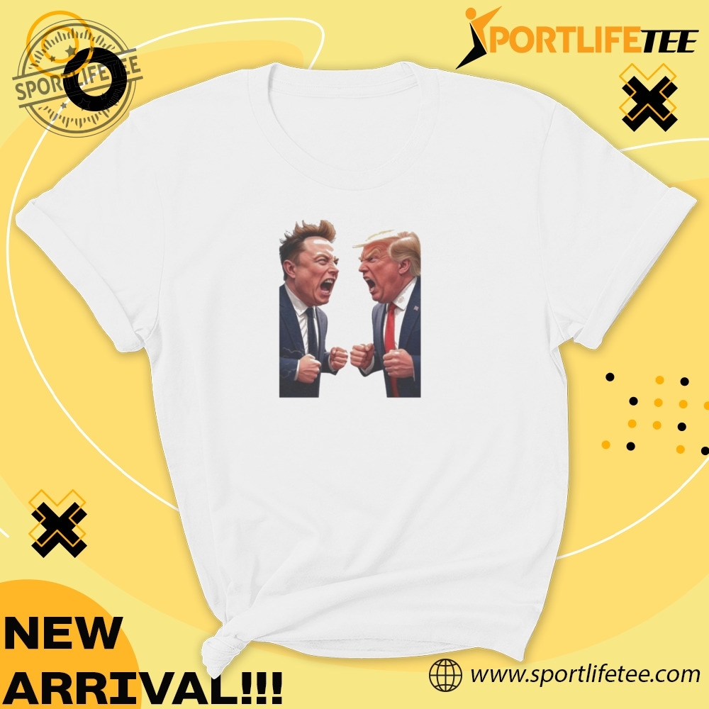 Official Trump Vs Elon Political Rivalry Comedy Shirt 5 Official Trump Vs Elon Political Rivalry Comedy Shirt