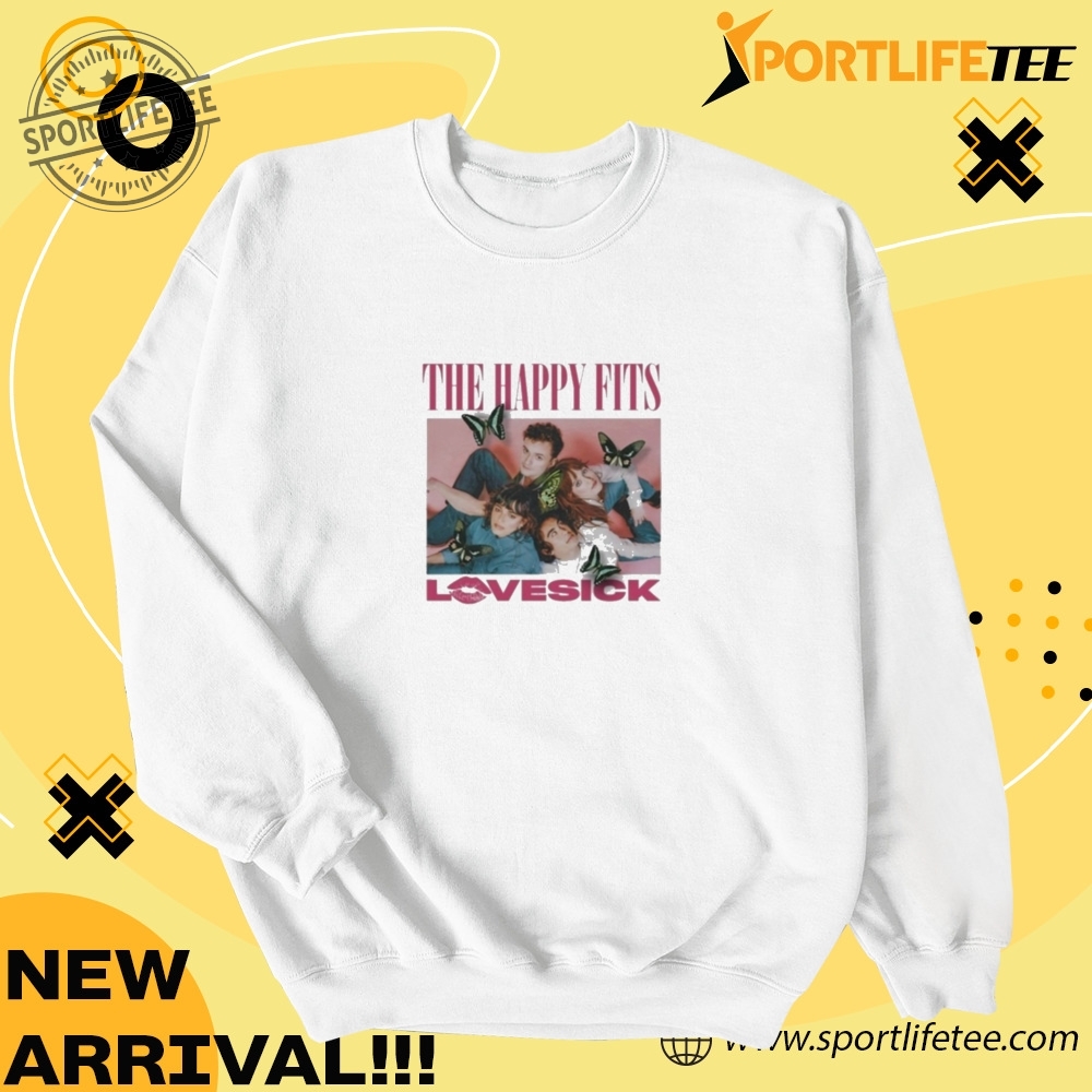 Official The Happy Fits Pink Logo Photo Shirt 4 Official The Happy Fits Pink Logo Photo Shirt