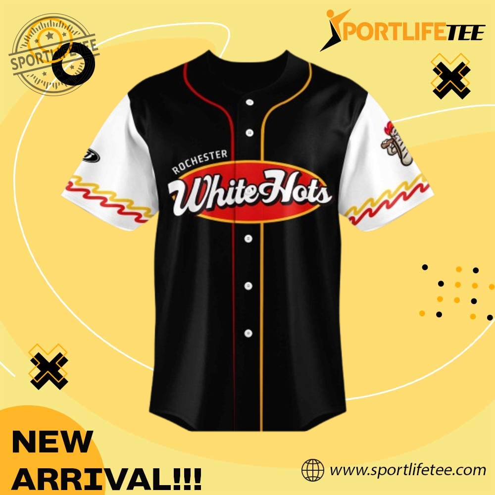Rochester Red Wings White Hots August 20 Baseball Jersey 3 Rochester Red Wings White Hots August 20 Baseball Jersey