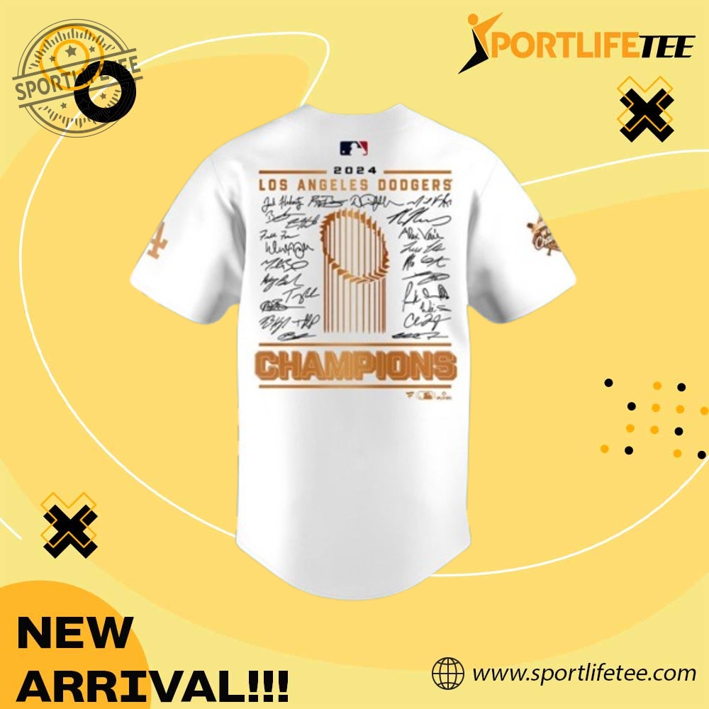 Hot Los Angeles Dodgers Champion World Series 2024 Jersey 3 HOT Los Angeles Dodgers Champion World Series 2024 Jersey