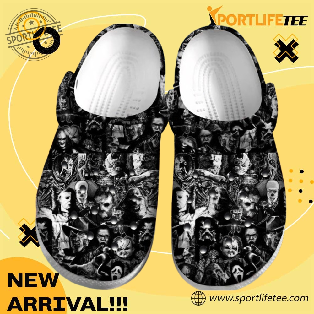 Halloween Blacks Villain Crocs Clogs Shoes sportlifetee 1