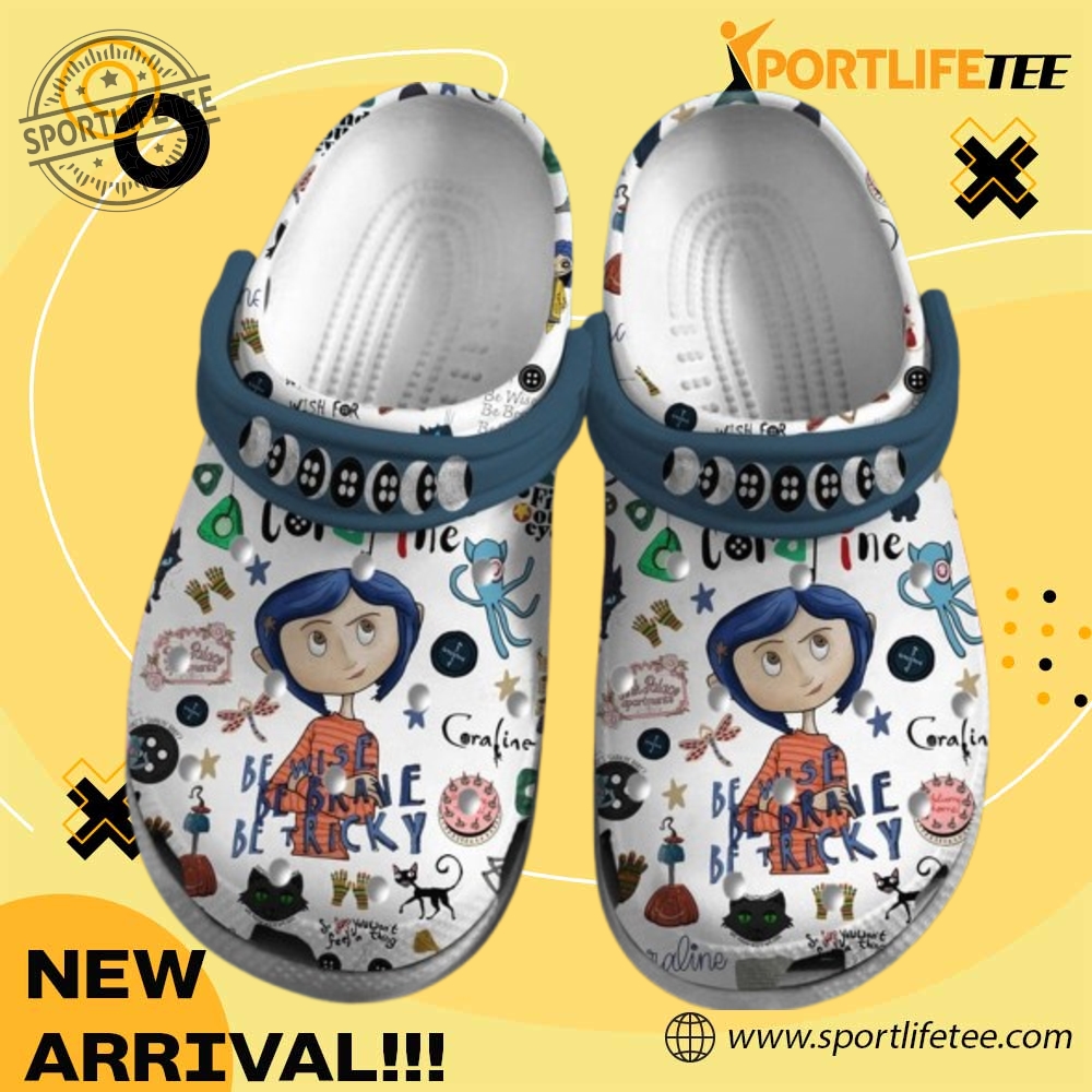 Coraline Button Eyes Clogs Comfortable Cartoon Slippers sportlifetee 1