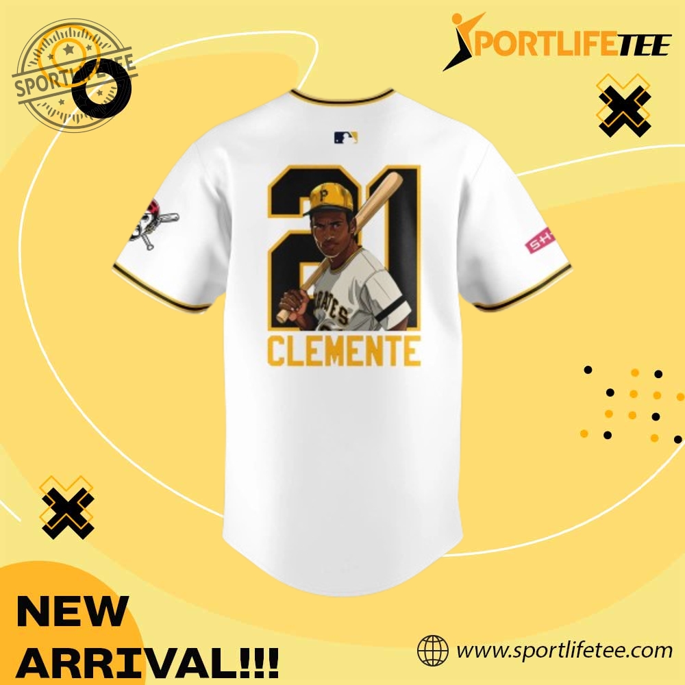 Pittsburgh Pirates Clemente Day 2024 Baseball Jersey 3 Pittsburgh Pirates Clemente Day 2024 Baseball Jersey