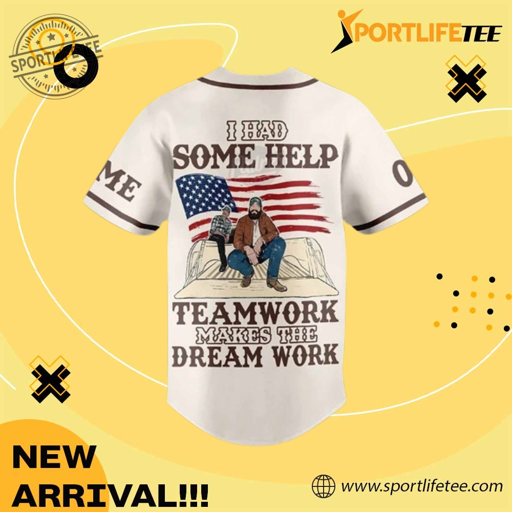 Custom 4Th Of July Post Malone I Had Some Help Baseball Jersey 3 Custom 4th Of July Post Malone I Had Some Help Baseball Jersey
