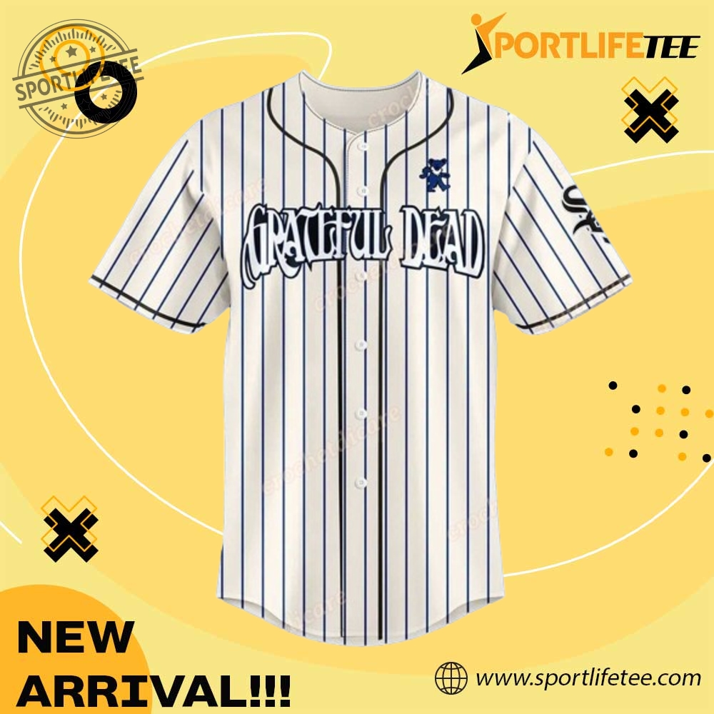 Chicago White Sox Collab Dead Legacy Baseball Jersey 3 Chicago White Sox Collab Dead Legacy Baseball Jersey