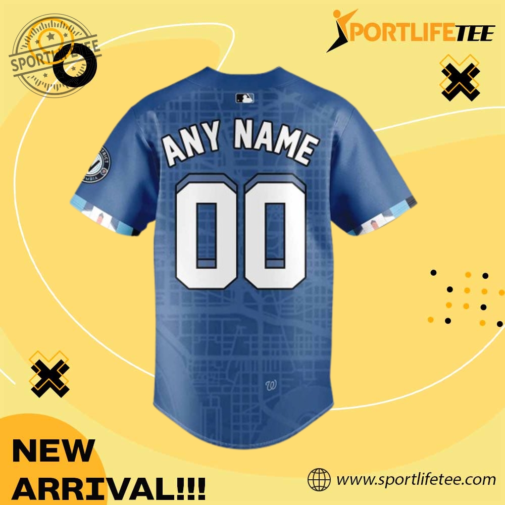 Limited Edition Washington City Connects Personalized Baseball Jersey 2025 3 Limited Edition Washington City Connects Personalized Baseball Jersey 2025