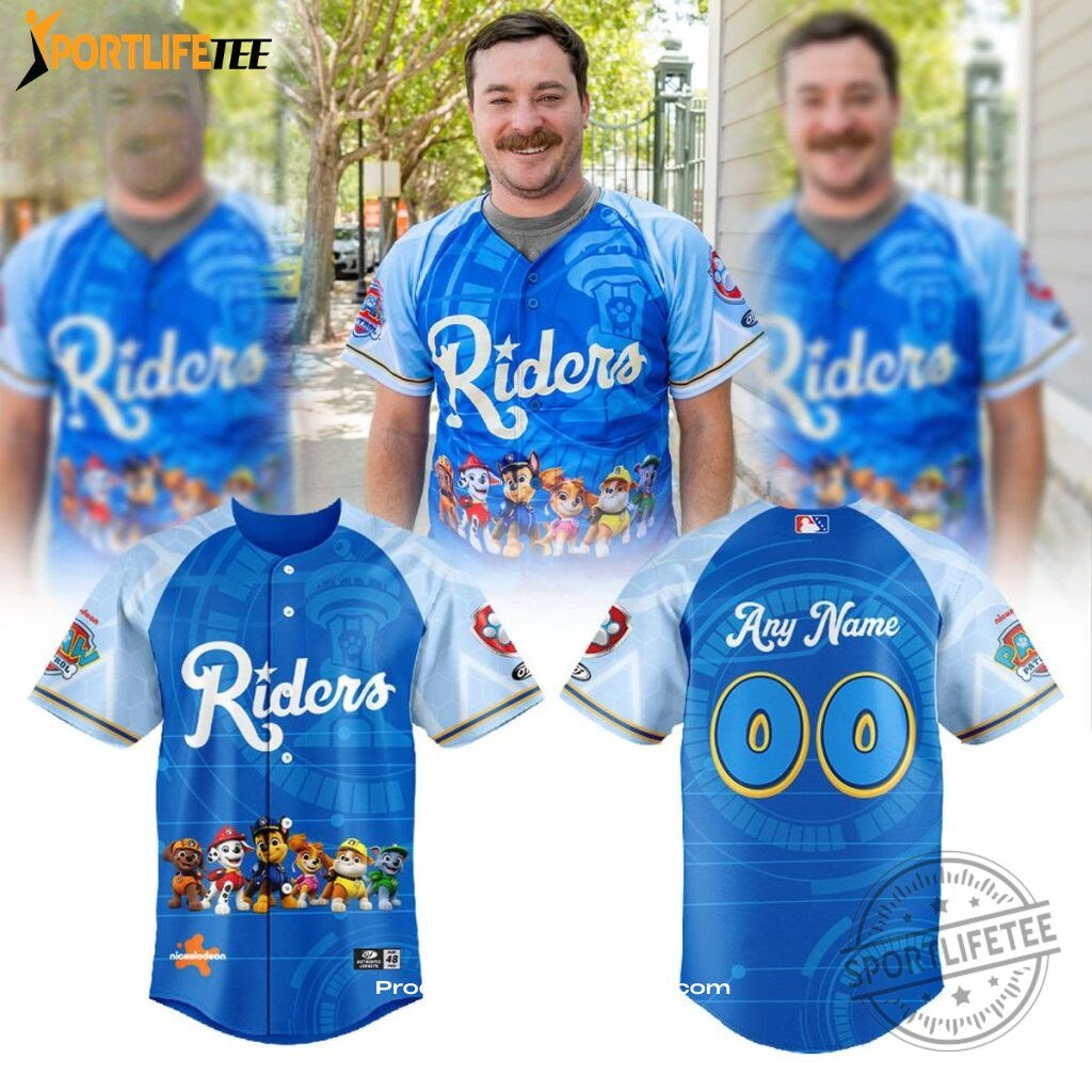 Frisco RoughRiders x PAW Patrol Night 2026 Baseball Jersey Edition 1 Frisco RoughRiders x PAW Patrol Night 2026 Baseball Jersey Edition premium breathable shirt and sports jersey for men and women streetwear style